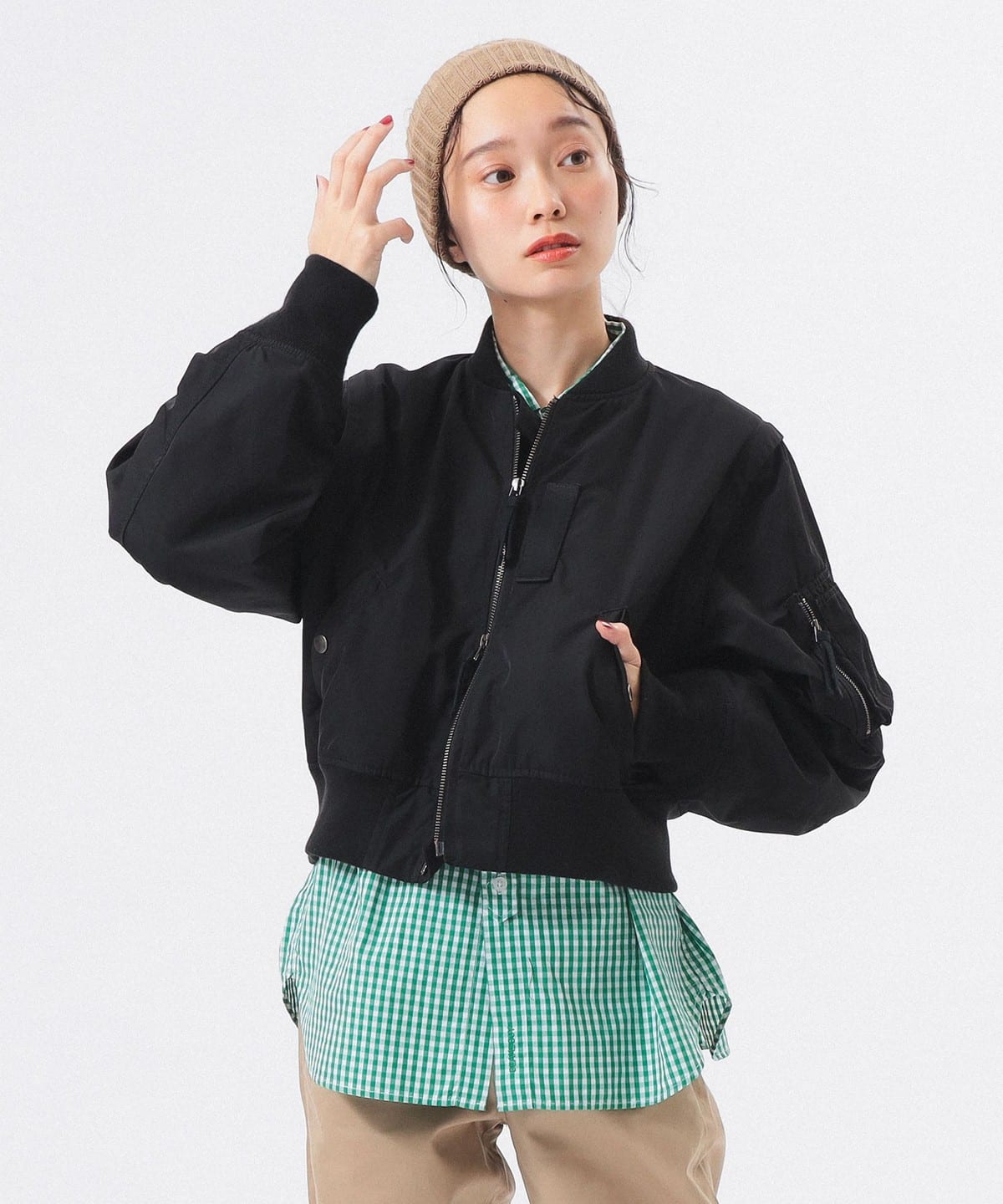 beams boy ミリタリージャケット BEAMS BOY（ビームスボーイ）の「BUZZ RICKSON'S × BEAMS BOY