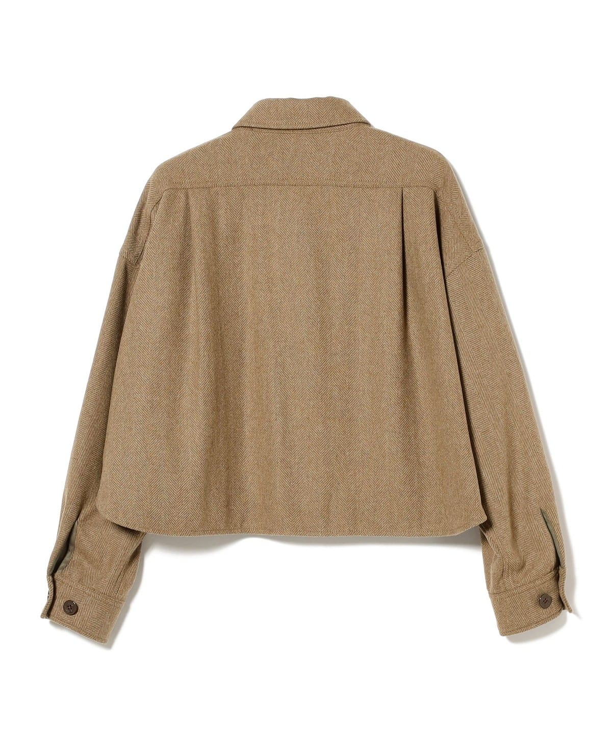 BEAMS BOY（ビームス ボーイ）ショート ヘリンボーン CPO ジャケット 