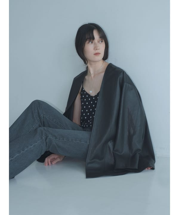 HELMUT LANG レザージャケット JULIUS BEAMS HELMUT LANG レザージャケット ブラック 新品 M - メルカリ