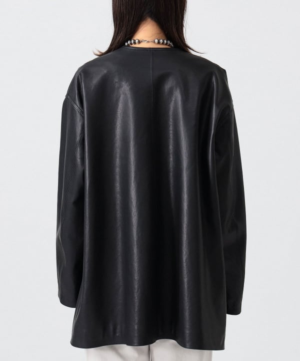 新品 24SS ブラック レザー ジャケット Beams Mサイズ 11181555202_C_1.jpg