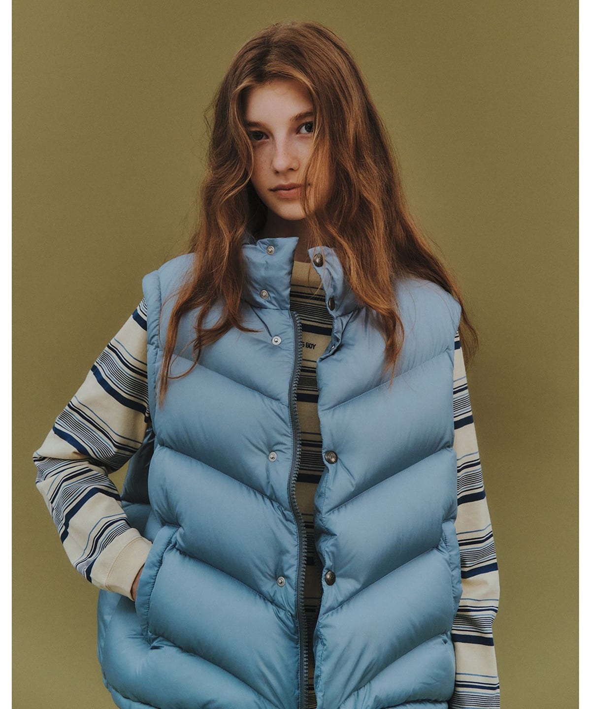 【別注】SIERRA DESIGNS シェラデザインズ / 2WAY ショート ダウン 25FW ブルゾン WOMEN SAX×BEIGE ONE SIZE 【別注】SIERRA DESIGNS シェラデザインズ / 2WAY ショート ダウン 25FW ブルゾン WOMEN SAX×BEIGE ONE SIZE