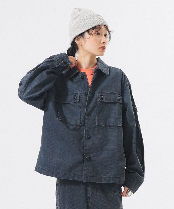 BEAMS BOY（ビームス ボーイ）リップストップ ミリタリー ブルゾン