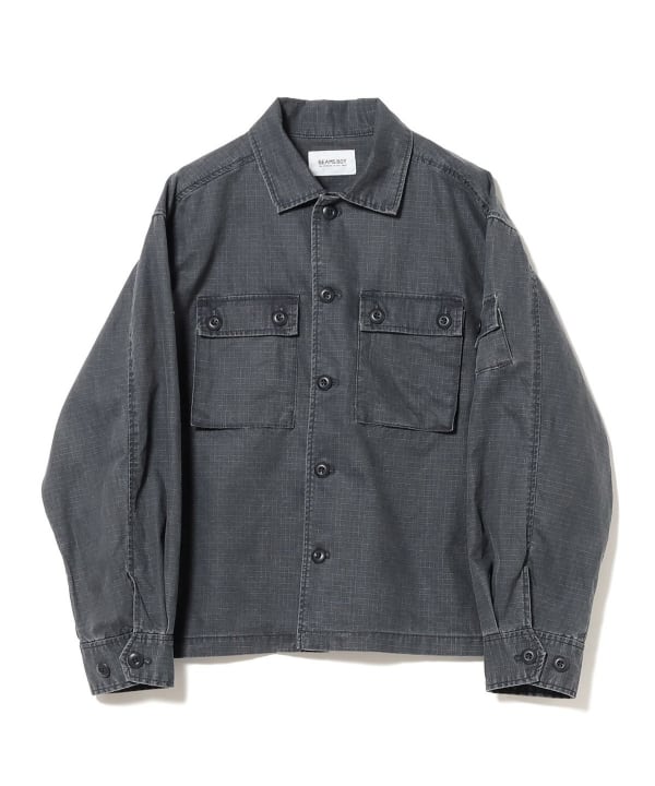 【新品タグ付】BEAMSBOY ソリッド ミリタリー ブルゾン ノーカラー BEAMS BOY（ビームス ボーイ）ソロテックス ミリタリー ブルゾン