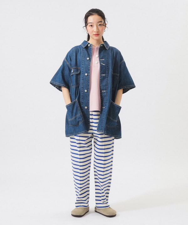 BEAMS BOY（ビームス ボーイ）デニム カバーオール ショートスリーブ