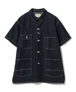 デニム カバーオール ショートスリーブ