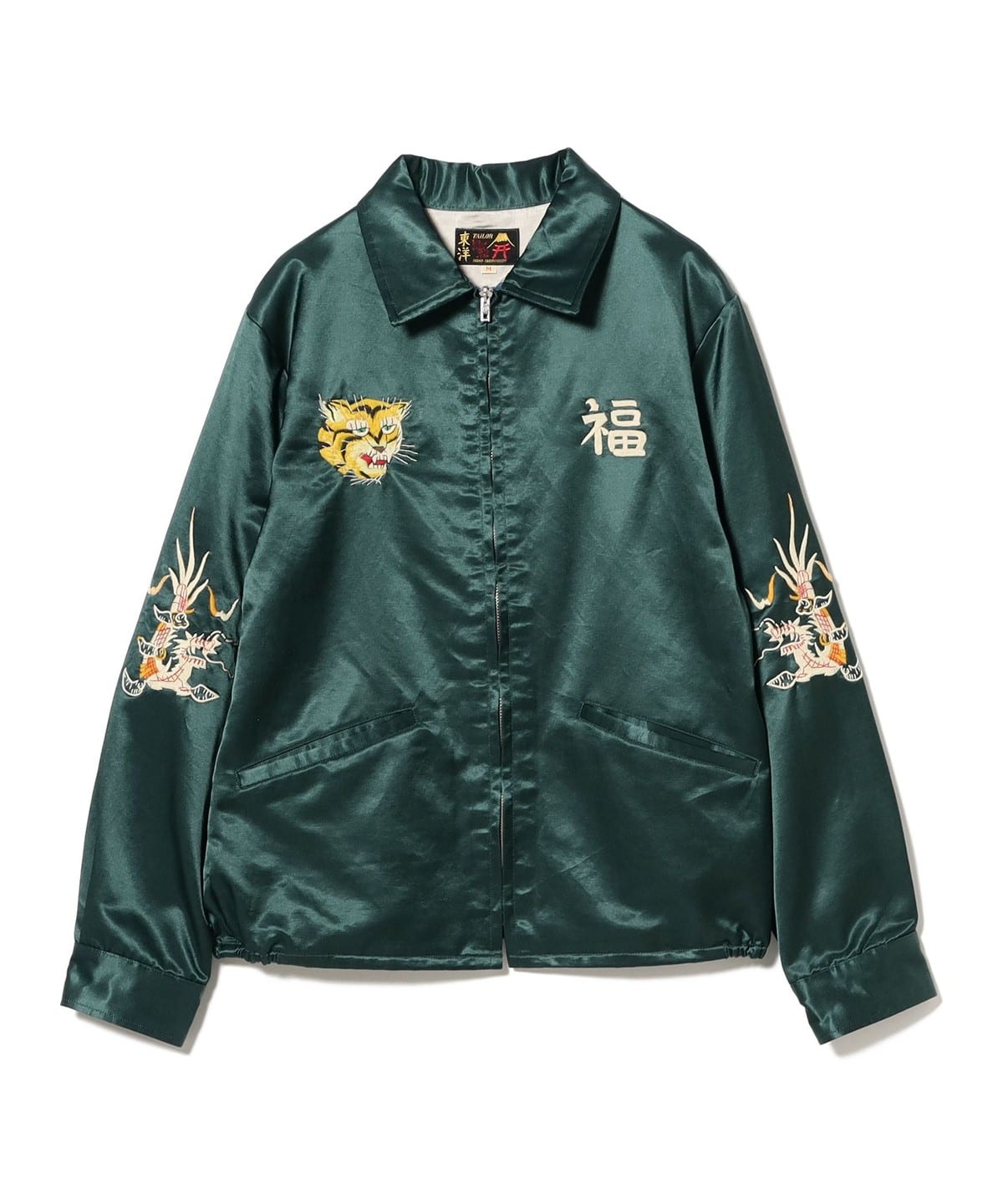テーラー東洋 テーラートウヨウ / Satin Vietnam Jacket "VIET-NAM MAP" ブルゾン WOMEN GREEN M テーラー東洋 テーラートウヨウ / Satin Vietnam Jacket "VIET-NAM MAP" ブルゾン WOMEN GREEN M