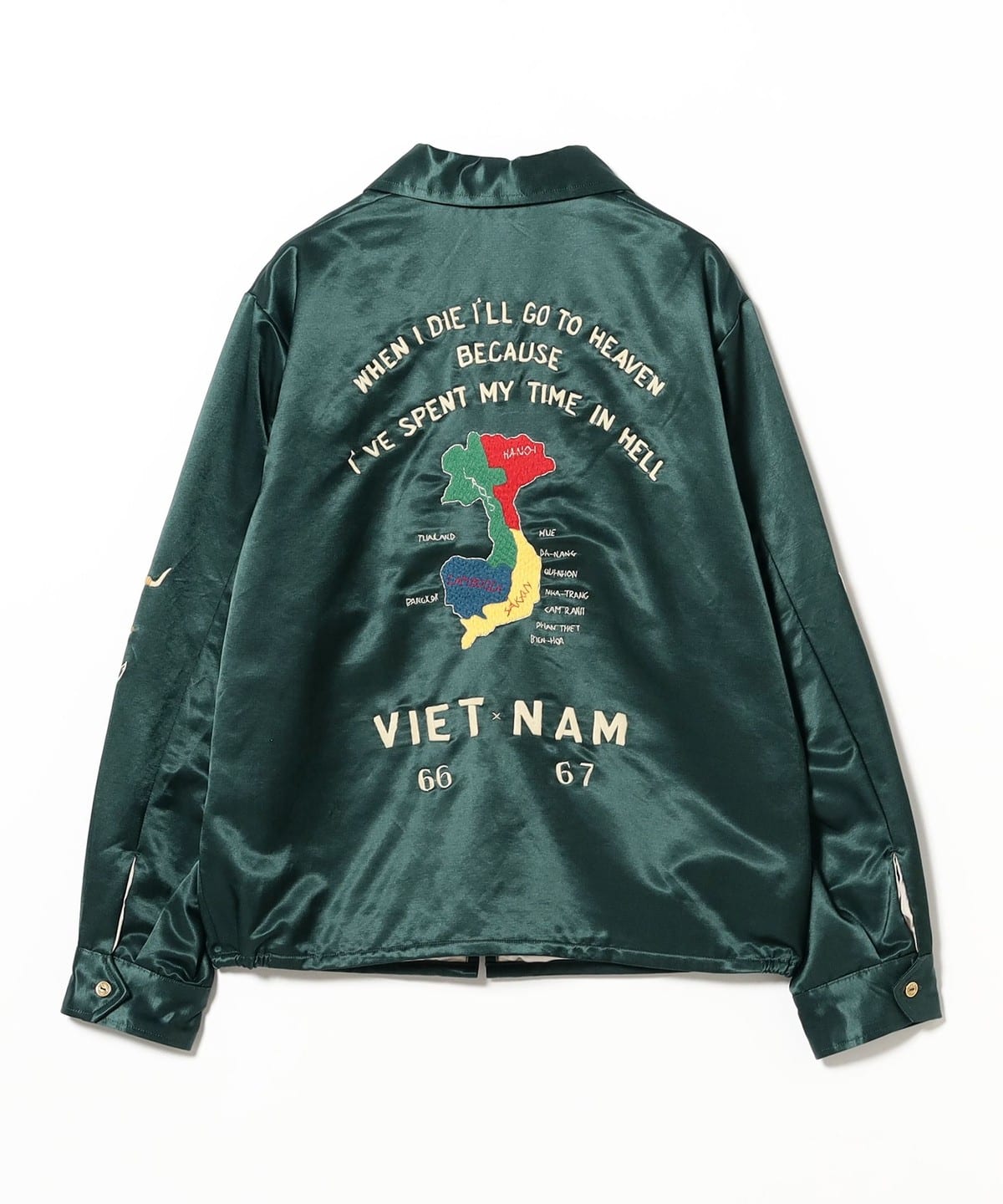 【送料無料・BEAMS BOY】別注 VIETNAM JACKET BEAMS BOY（ビームス ボーイ）【別注】テーラー東洋 / アセテート