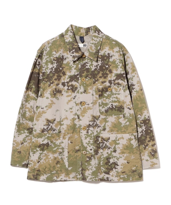 ts(s) / Garment Dye Camo Print Cover All Jacket