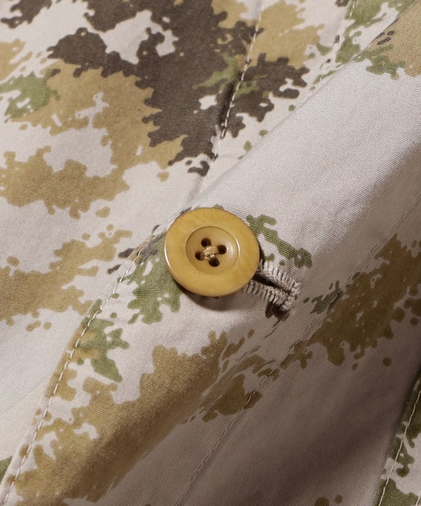 ts(s) / Garment Dye Camo Print Cover All Jacket