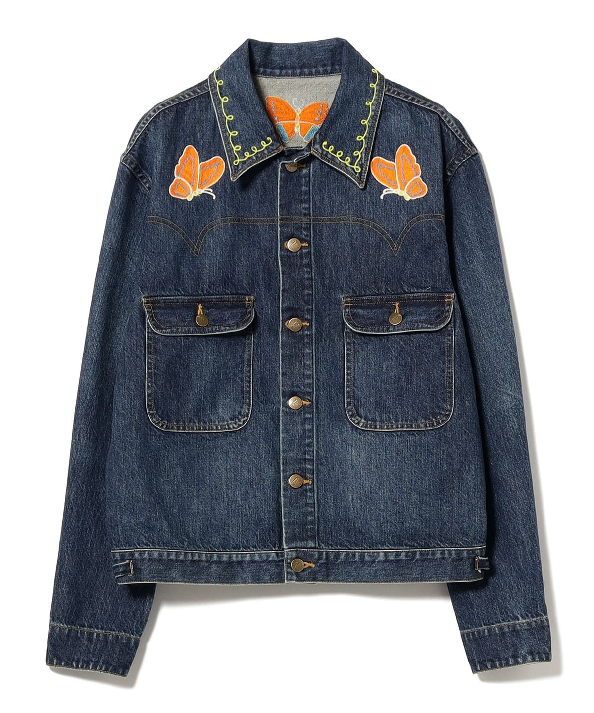 BEAMS JAPAN（ビームス ジャパン）NEEDLES / Papillon Emb Jean Jacket