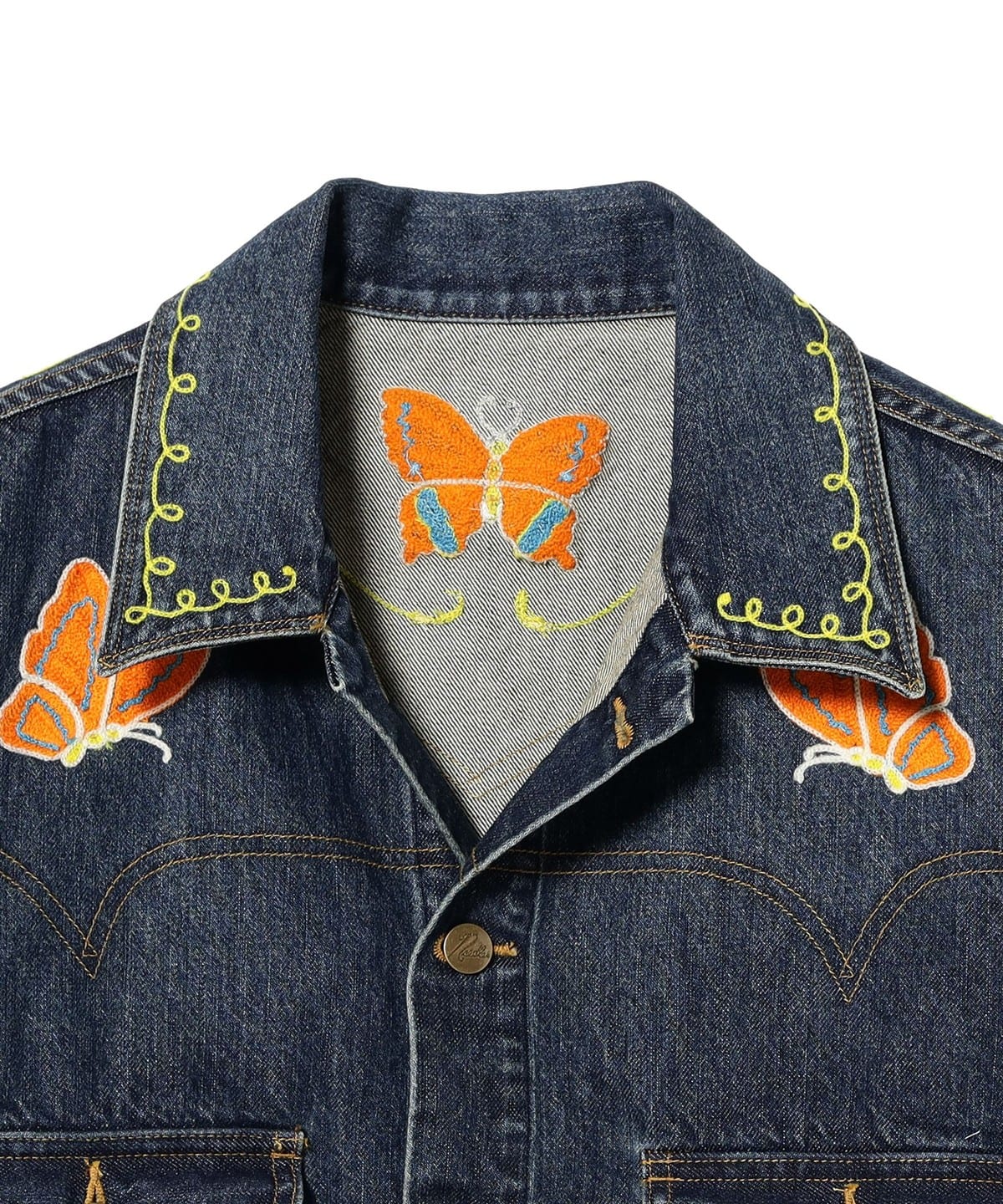 BEAMS JAPAN（ビームス ジャパン）NEEDLES / Papillon Emb Jean Jacket