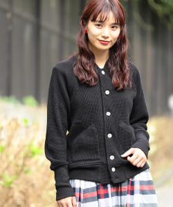 Healthknit × BEAMS BOY / 別注 ヘビー ワッフル ブルゾン