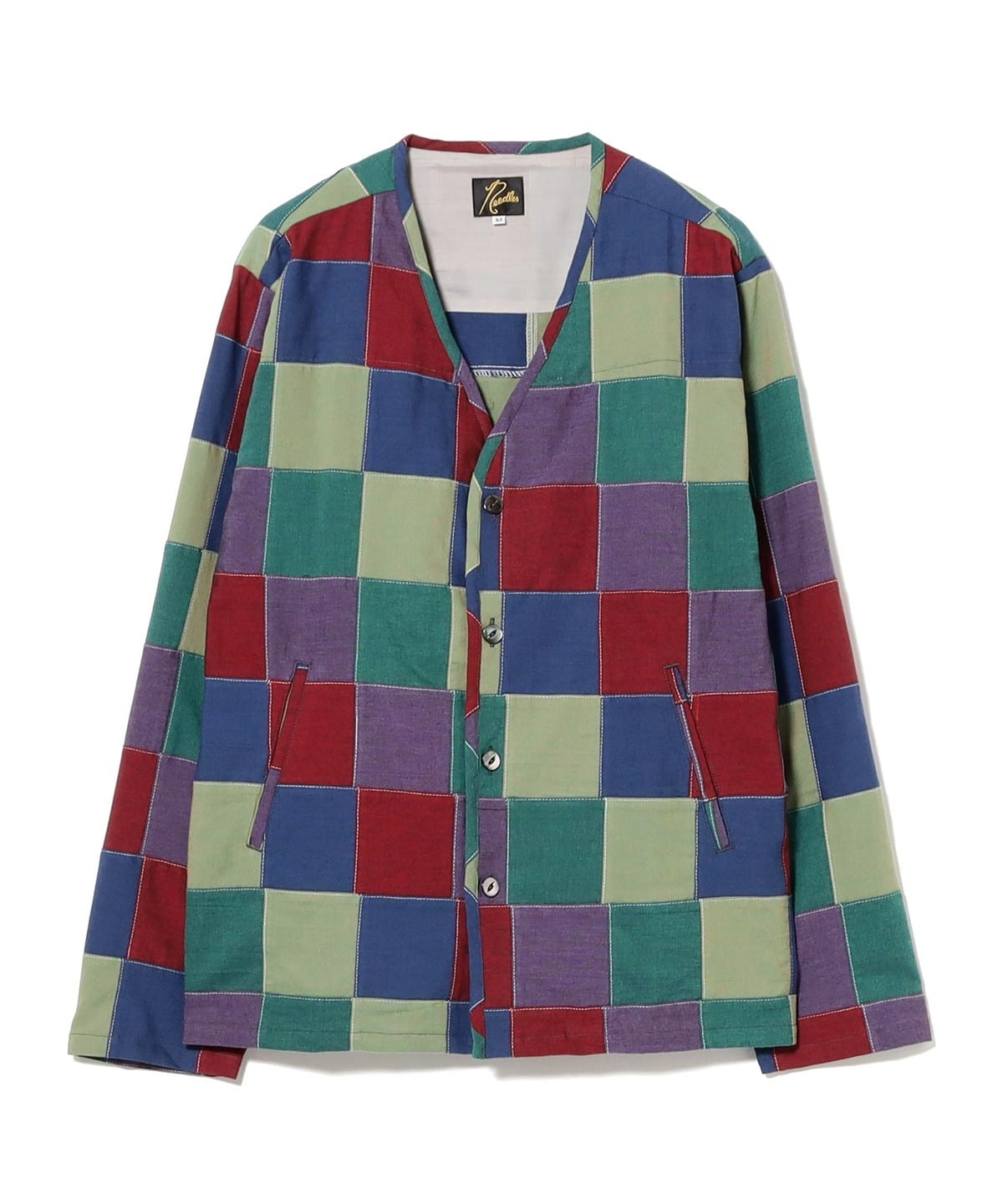 BEAMS JAPAN（ビームス ジャパン）NEEDLES / V-Neck Cardigan Patch