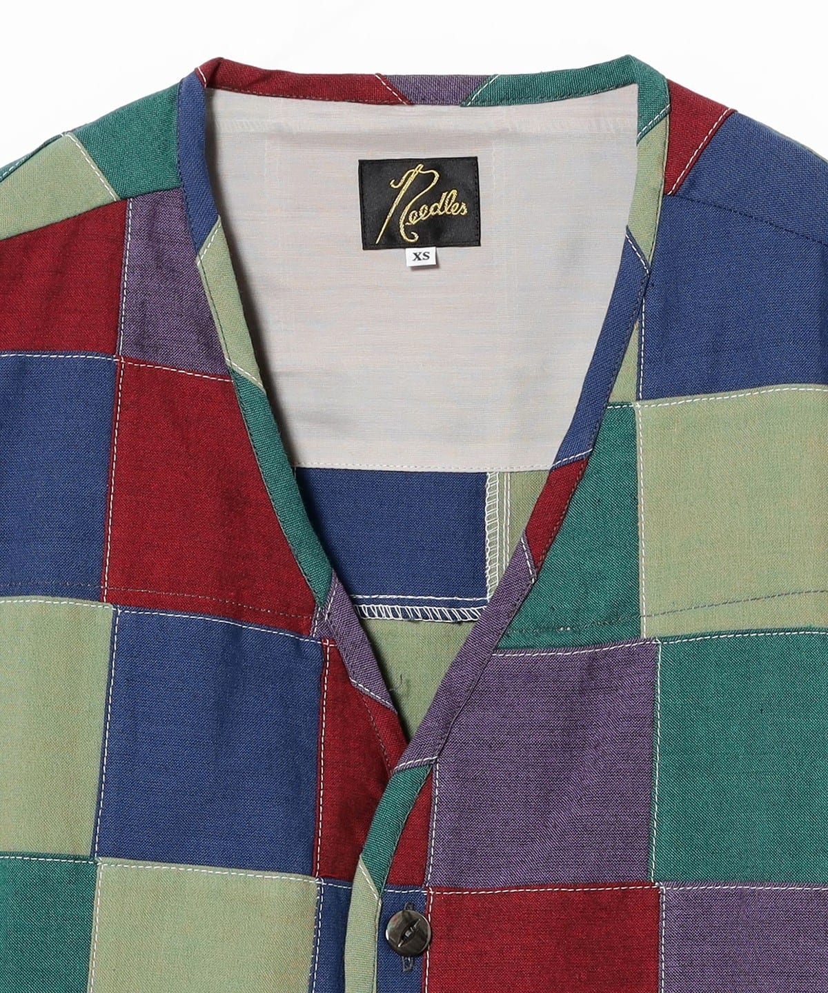 BEAMS JAPAN（ビームス ジャパン）NEEDLES / V-Neck Cardigan Patch
