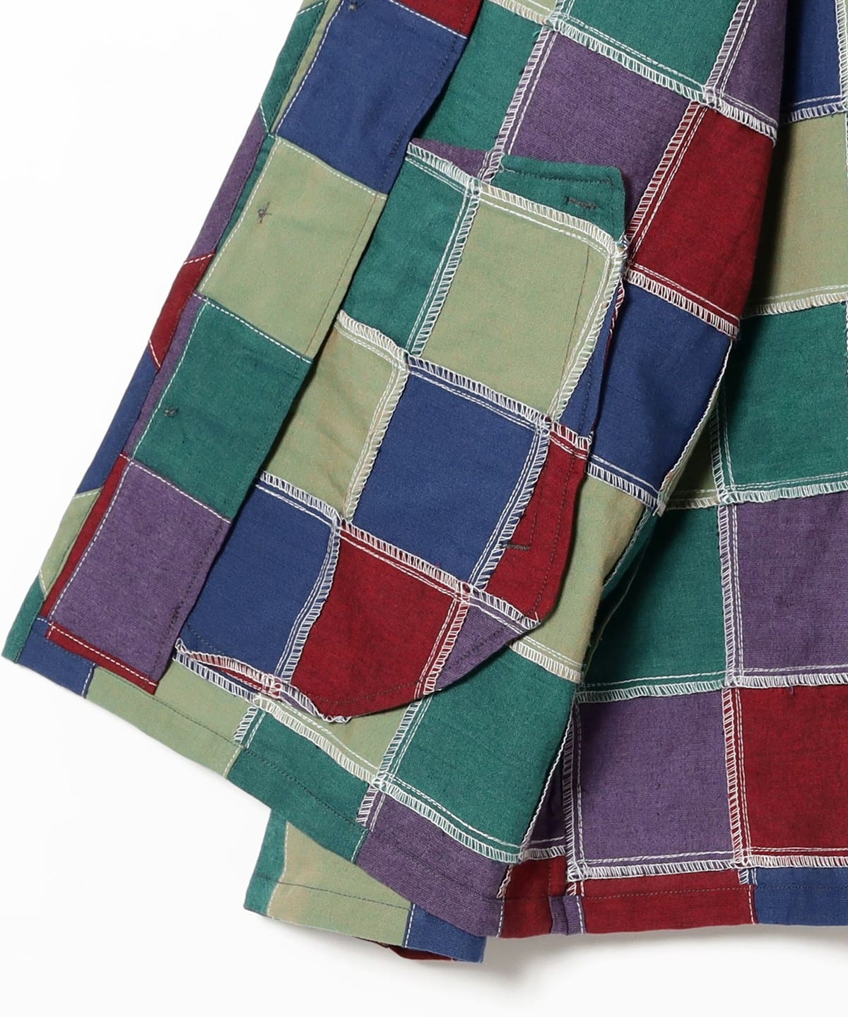 BEAMS JAPAN（ビームス ジャパン）NEEDLES / V-Neck Cardigan Patch