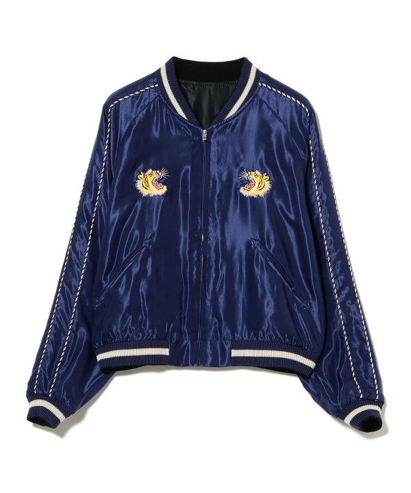 【希少】テーラー東洋×BEAMS ベロア スカジャン 黒×ゴールド ネイティブ柄 TAILOR TOYO テーラー東洋 スカジャン 2025 Mid 1950s Style Velveteen