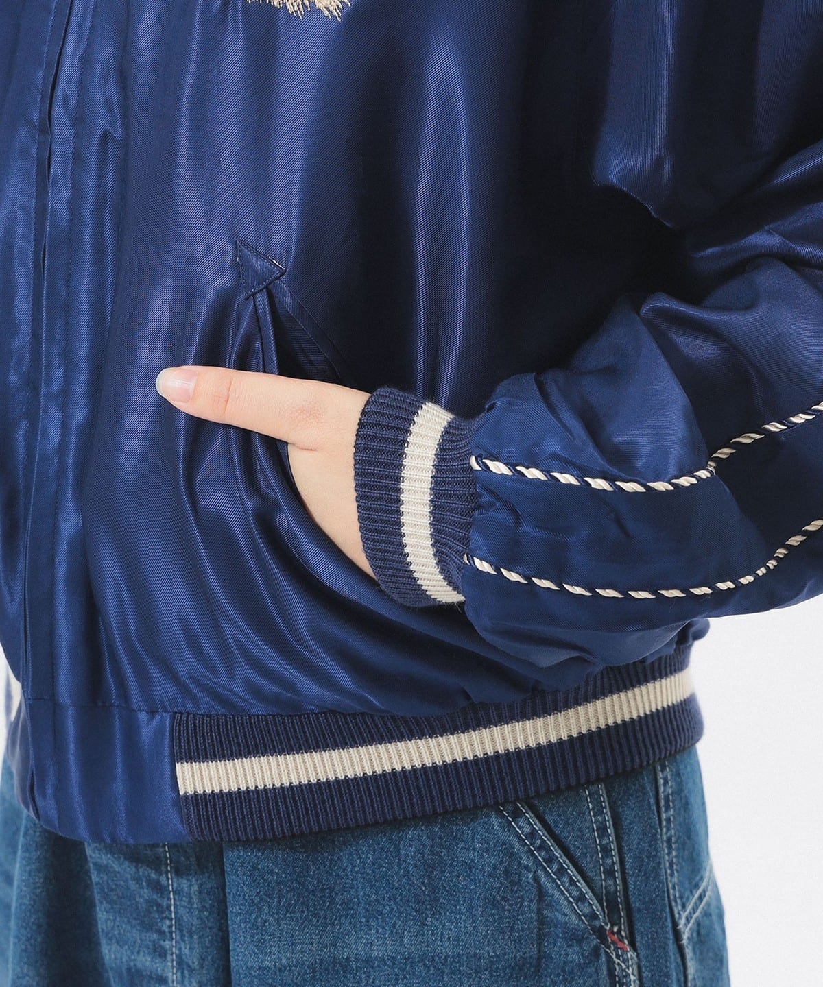 美品　beams boy 別珍スカジャン GREENLAND テーラー東洋　鷹 BEAMS SELECTION for WOMEN（ビームス セレクション for ウィメン