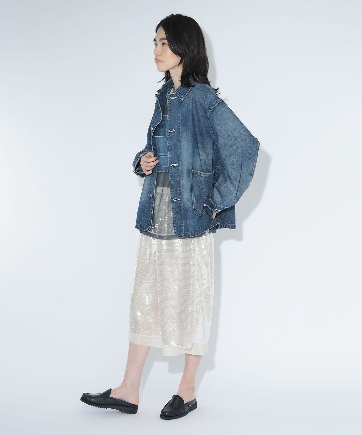 ビームスボーイ 別注 Lee × maturely デニム ジャケット BEAMS BOY（ビームス ボーイ）【別注】Lee × maturely / ヴィンテージ