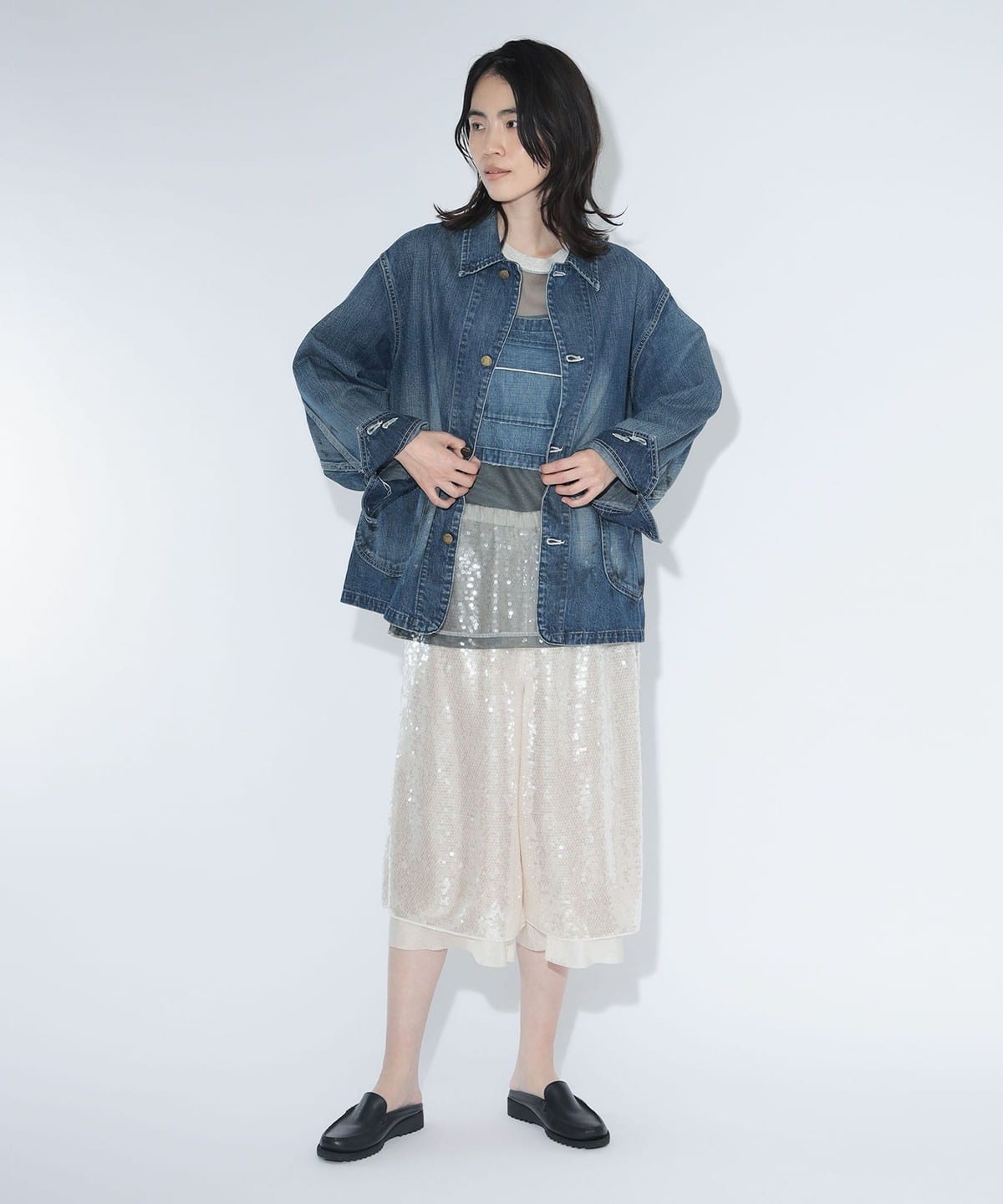 ビームスボーイ 別注 Lee × maturely デニム ジャケット BEAMS BOY（ビームス ボーイ）【別注】Lee × maturely / ヴィンテージ