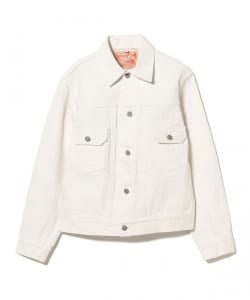 SUGAR CANE / WHITE DENIM JACKET