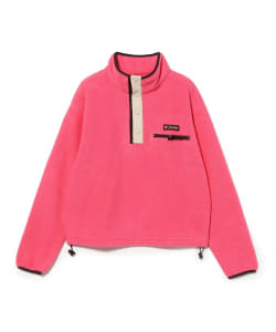 【WEB限定】Columbia / ヘルべチア プリント クロップド ハーフスナップ