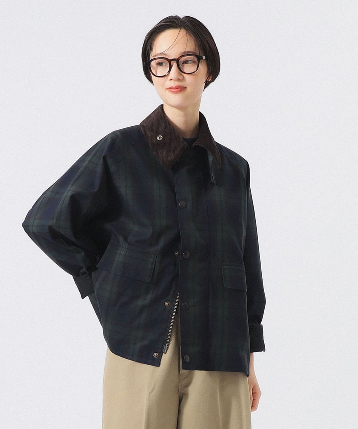 希少 VALOR BEAMS バロール ヴィンテージ リネンブルゾン BEAMS BOY（ビームス ボーイ）【別注】Barbour / Thornbury Jacket