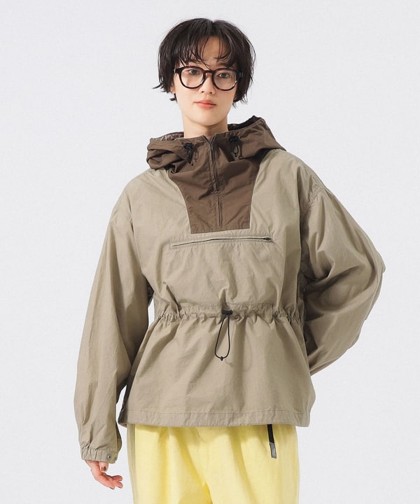 【+10%ポイントUP】ツートーン アノラック Model : H166 B84 W60 H86　Size :1