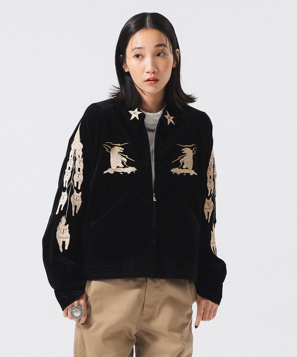 【別注】テーラー東洋 × BEAMS BOY / VELVETEEN ALASKA JACKET Model : H165 B80 W59 H85　Size : ONE SIZE