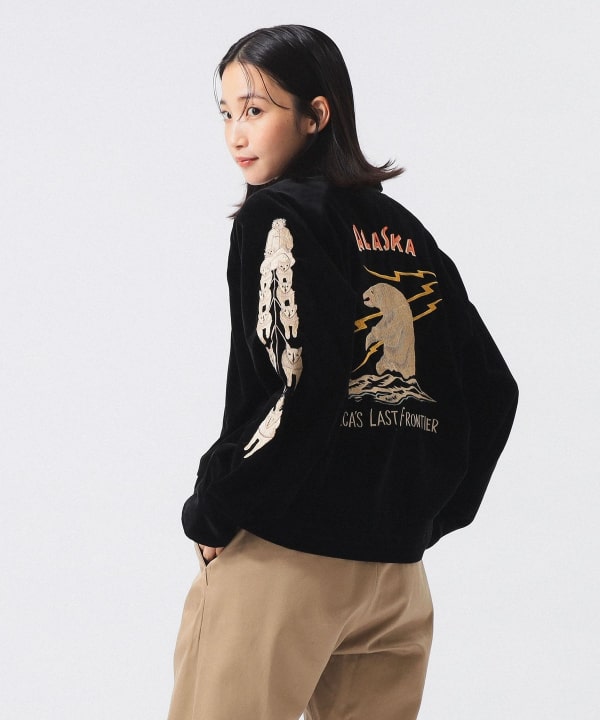 【別注】テーラー東洋 × BEAMS BOY / VELVETEEN ALASKA JACKET Model : H165 B80 W59 H85　Size : ONE SIZE