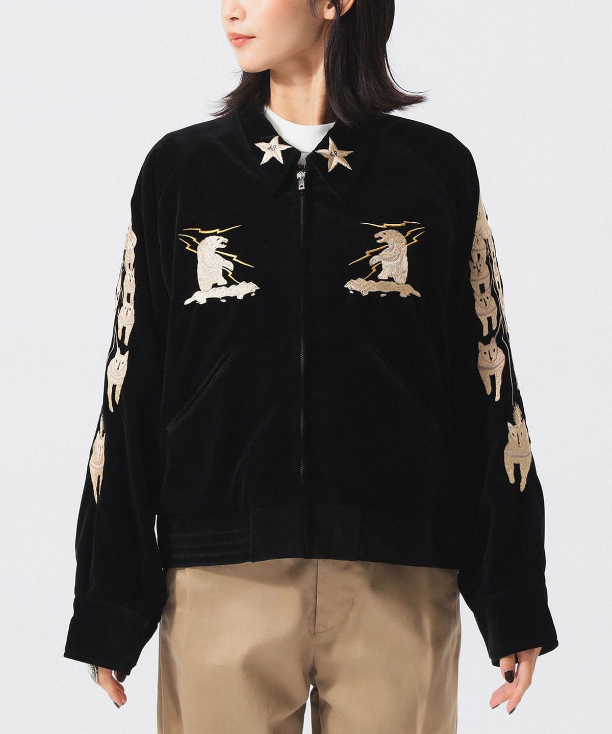 【獨家】Tailor Toyo × BEAMS BOY / 天鵝絨阿拉斯加外套