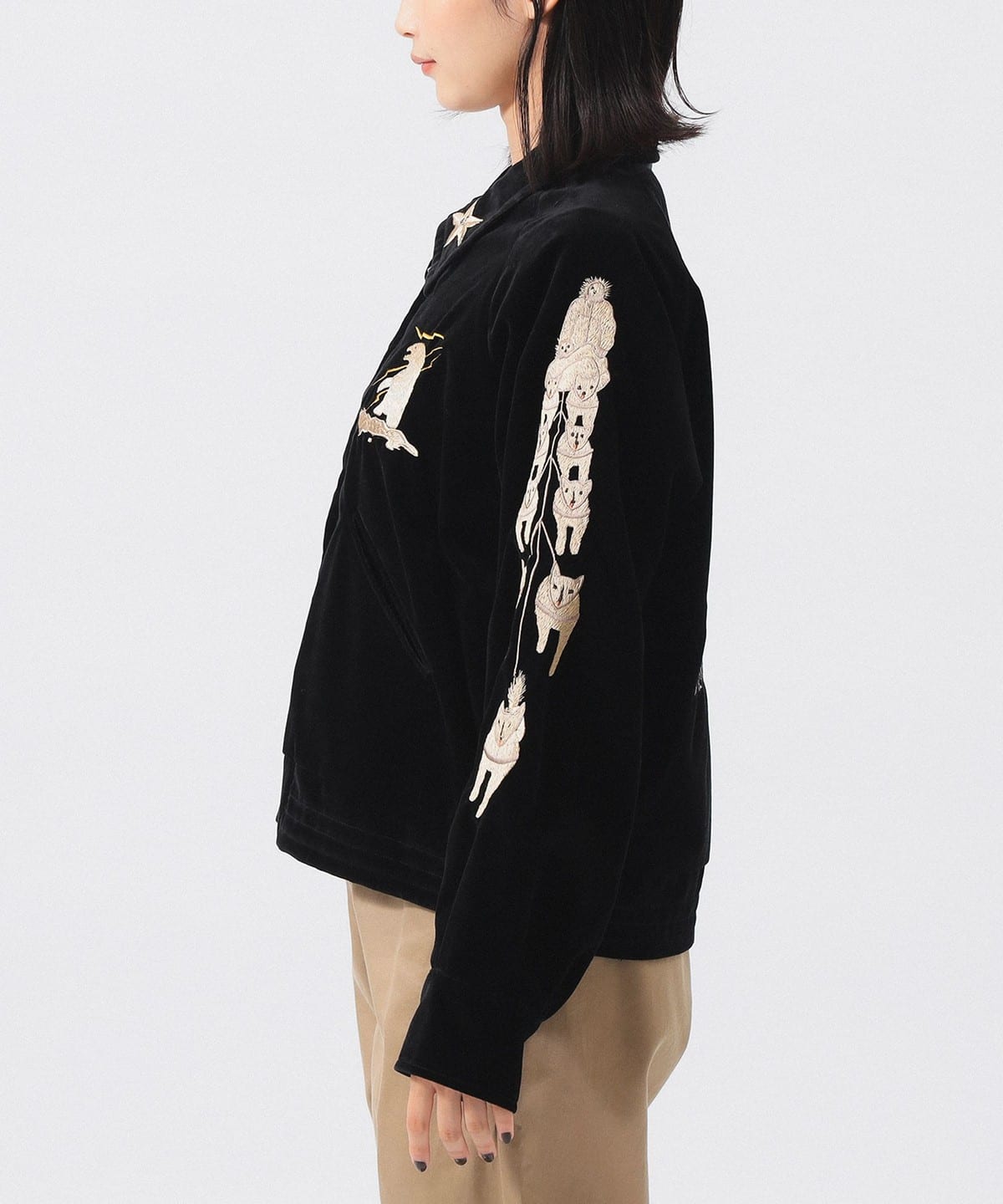 【獨家】Tailor Toyo × BEAMS BOY / 天鵝絨阿拉斯加外套