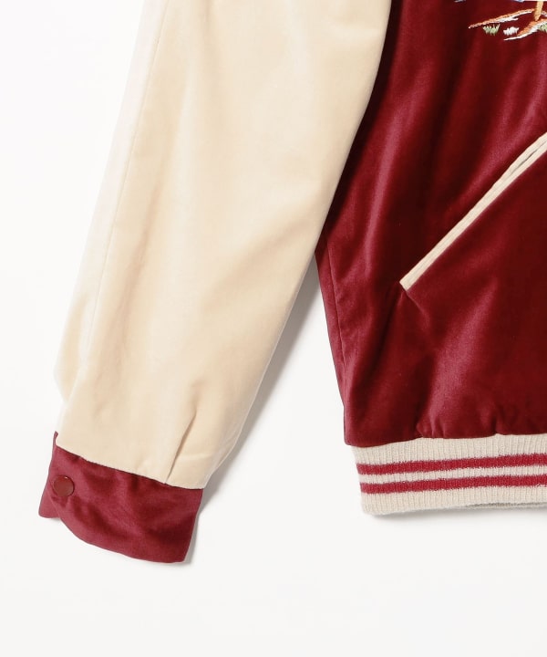 “KOSHO & CO.” SPECIAL EDITION / 1950s Style Velveteen × Acetate Souvenir Jacket