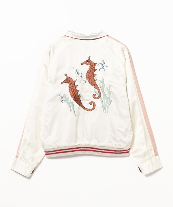 “KOSHO & CO.” SPECIAL EDITION / 1950s Style Velveteen × Acetate Souvenir Jacket