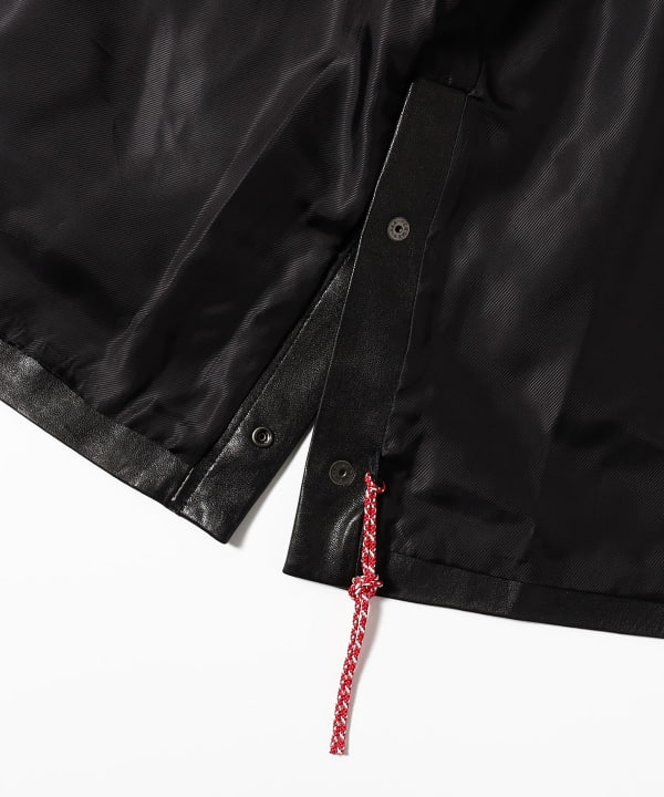 〈WOMEN〉レザー シャツ ジャケット