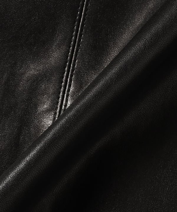 〈WOMEN〉レザー シャツ ジャケット