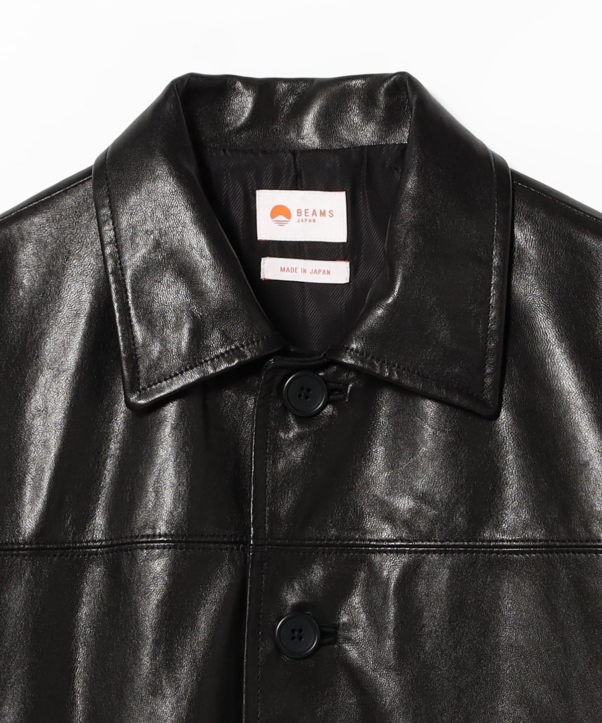BEAMS JAPAN（ビームス ジャパン）〈WOMEN〉レザー シャツ ジャケット