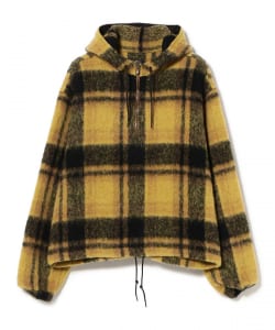 NEEDLES / Half Zipped Pullover Hoody - Wool Shagg