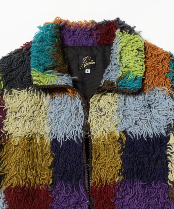 NEEDLES / Fur Jacket - Multi Color Block