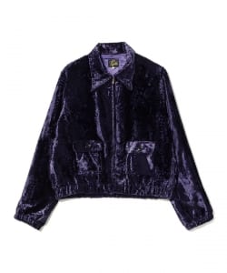 NEEDLES / Long Point Collar Jacket  Python Velvet