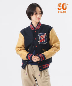 〈WOMEN〉【別注】POLO RALPH LAUREN / B WING LETTERMAN JACKET