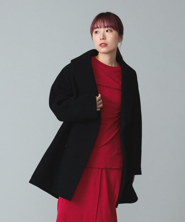 BEAMS BOY（ビームス ボーイ）maturely / Wool Double Over Coat