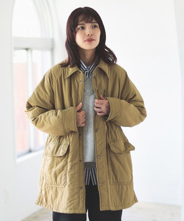 コート モッズコート ADAMPATEK looose hooded coat フード付きルーズ