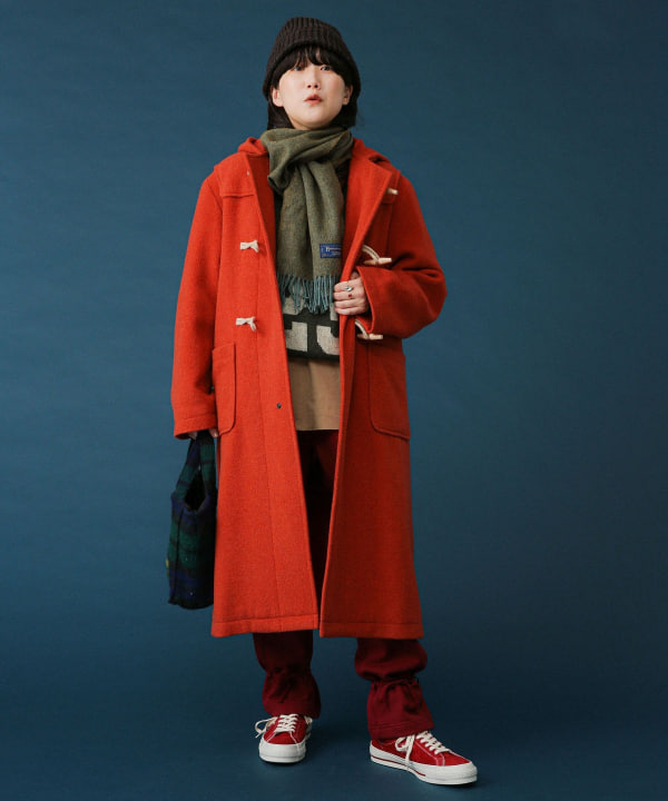 販売 beams boy レーザーダッフルコート