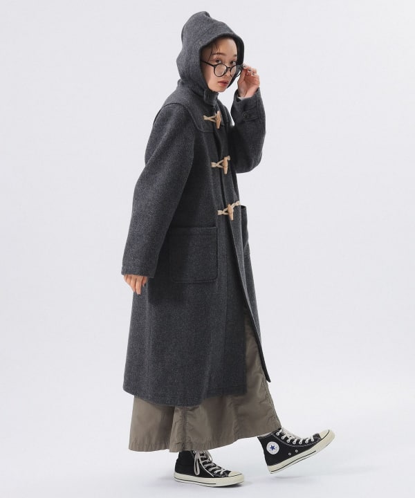 販売 beams boy レーザーダッフルコート