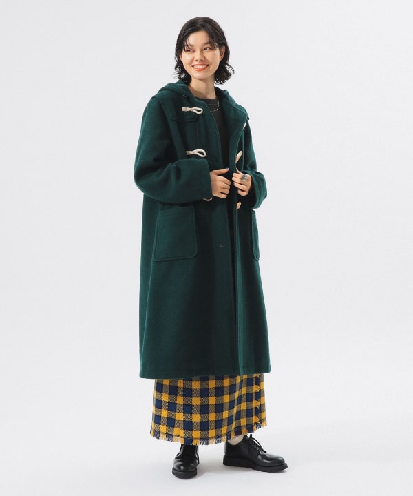 【BEAMS BOY】モッサーロングダッフルコート BEAMS BOY（ビームス ボーイ）モッサー ロング ダッフルコート 25FW