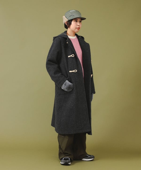 美品　BEAMSBOY　ロング丈　ダッフルコート BEAMS BOY（ビームス ボーイ）モッサー ロング ダッフルコート