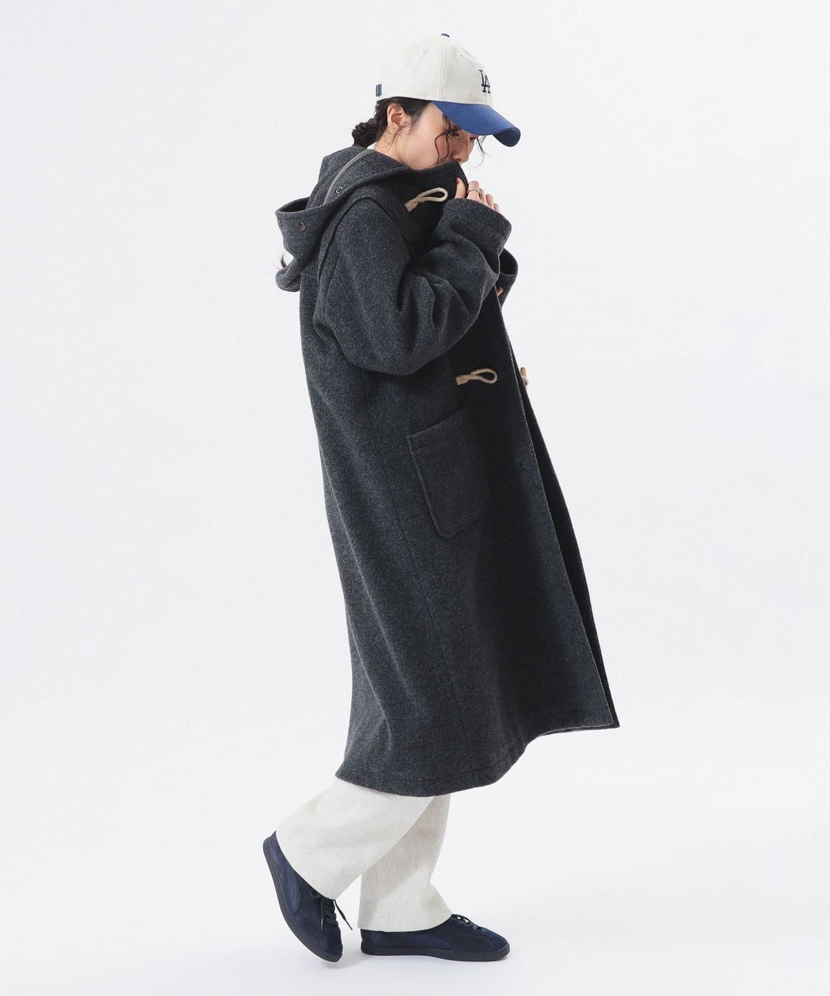【BEAMS BOY】モッサーロングダッフルコート BEAMS BOY（ビームス ボーイ）モッサー ロング ダッフルコート