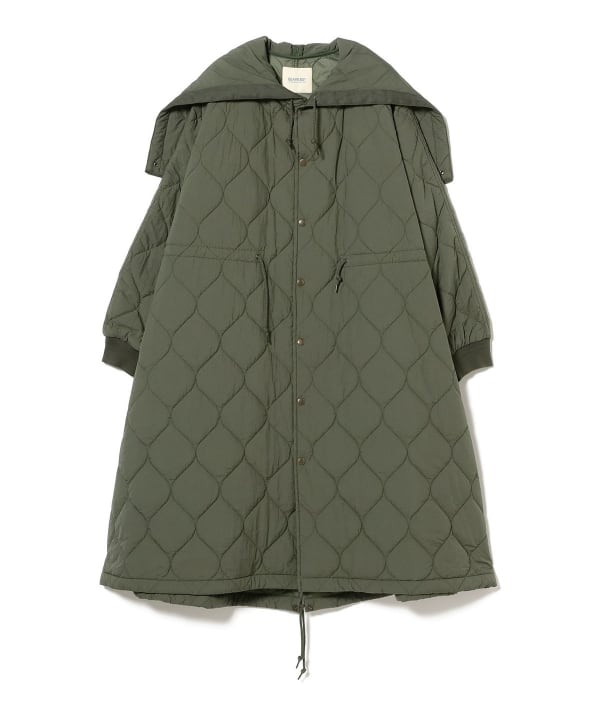 BEAMS BOY（ビームス ボーイ）ナイロン キルティング フード