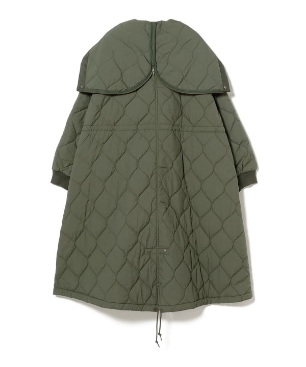 BEAMS BOY（ビームス ボーイ）ナイロン キルティング フード コート