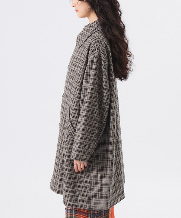 BEAMS ガンクラブチェック ステンカラーコート 楽天市場】【SALE／50%OFF】BEAMS BOY / ガンクラブチェック